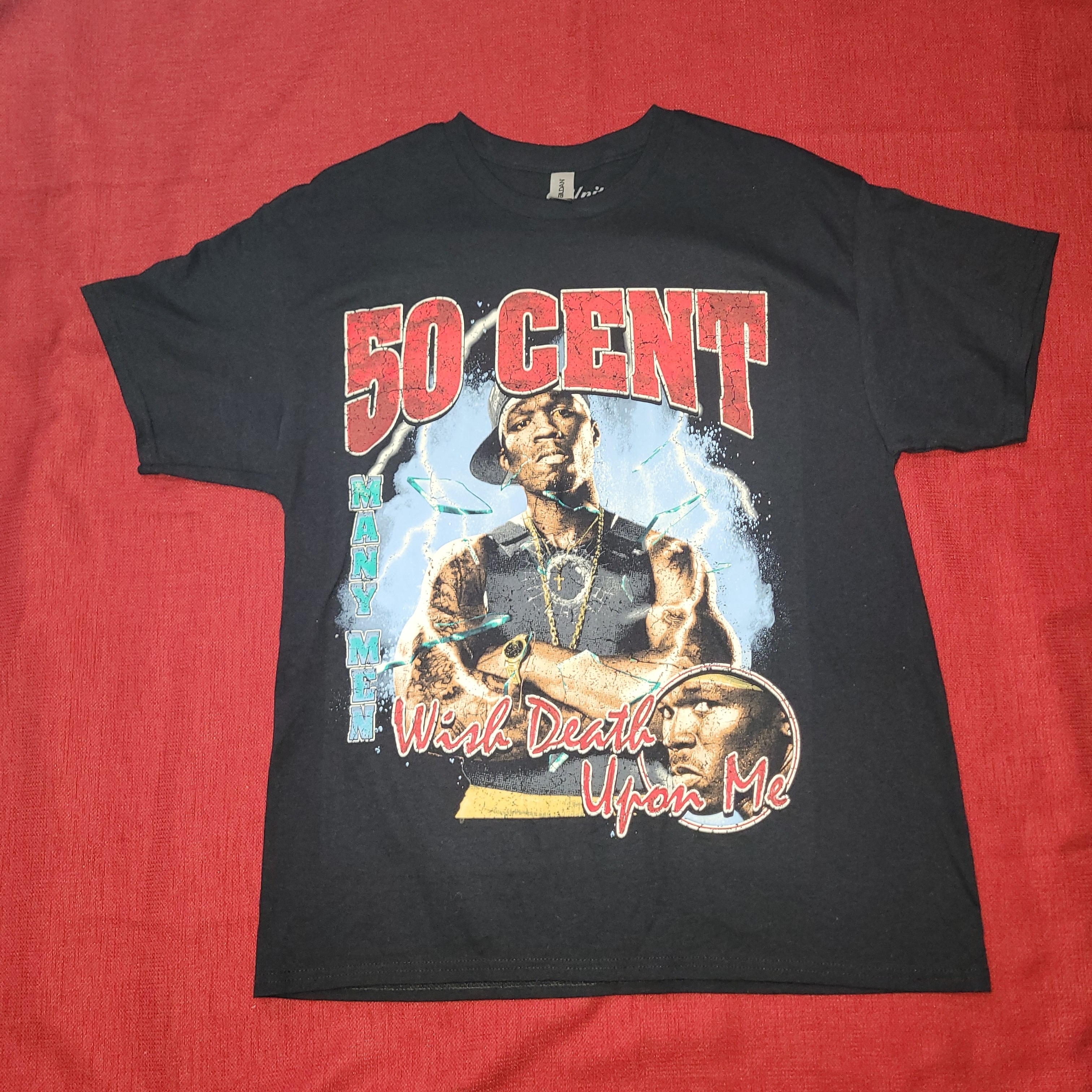 50 Cent Many Men Black Graphic TShirt